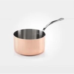 18cm Copper Induction Saucepan & Lid -Home And Daily Necessities Store 18cm copper induction saucepan with angle 600x600 1