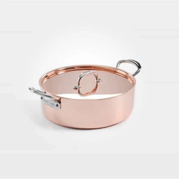 26cm Copper Induction Sauté Pan With Lid & Side Handles 4 26cm Copper Induction Sauté Pan With Lid & Side Handles - Image 2