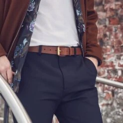 Modernist Belt – Exposed Saddle Brown/Brass 9 Modernist Belt – Exposed Saddle Brown/Brass -Home And Daily Necessities Store 600x600 Exposed saddle brown brown lifestyle