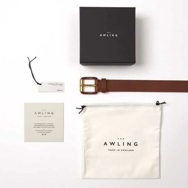 Modernist Belt – Exposed Saddle Brown/Brass 5 Modernist Belt – Exposed Saddle Brown/Brass - Image 3