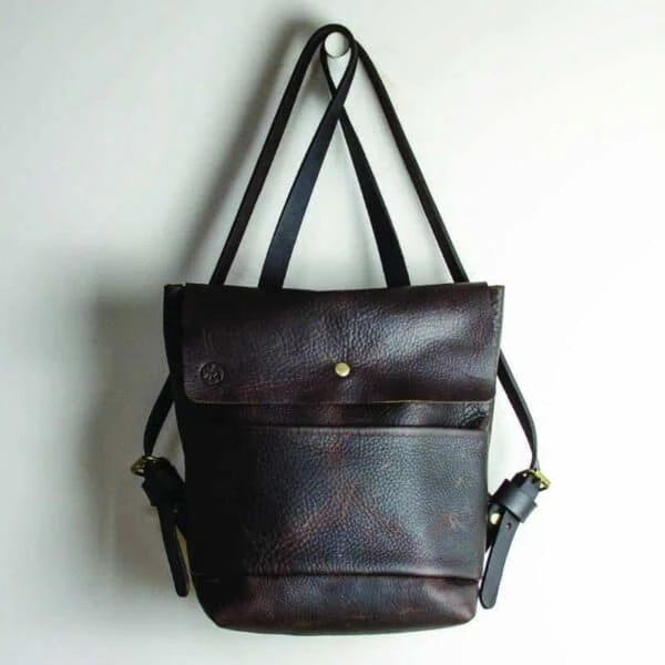 Kodiak Brown Leather Backpack 3 Kodiak Brown Leather Backpack