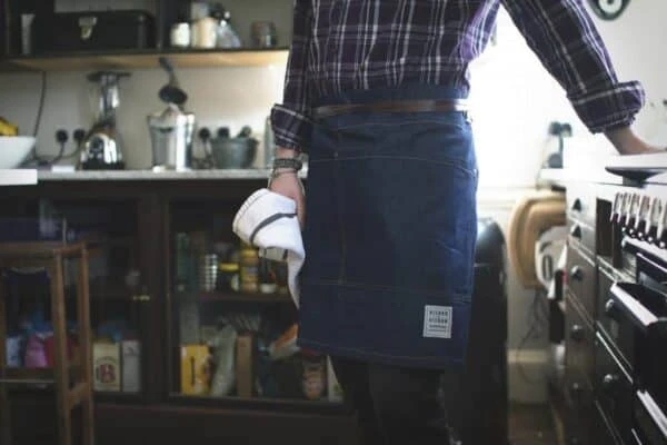 Half Length Barista Denim Apron 4 Half Length Barista Denim Apron - Image 2
