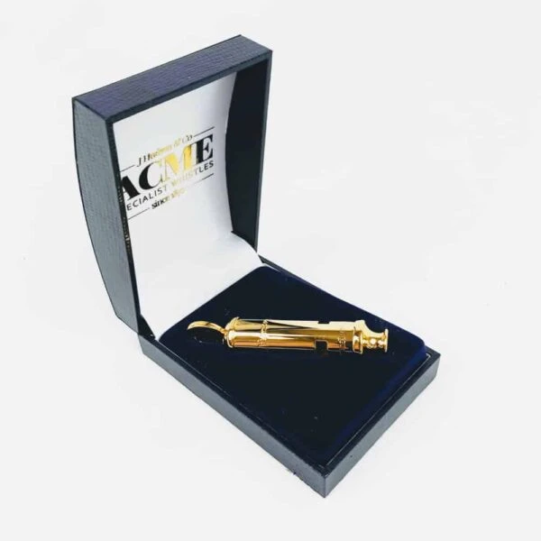 Gold Plated Metropolitan Police Whistle 15 4 Gold Plated Metropolitan Police Whistle 15 - Image 2