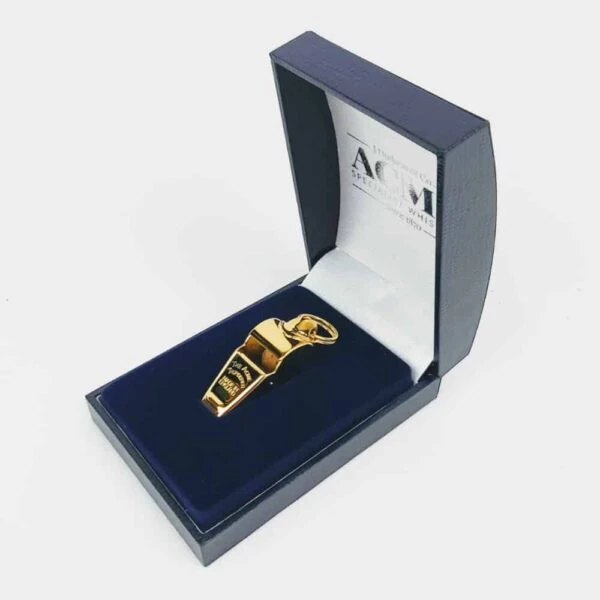 Gold Plated Thunderer Whistle 4 Gold Plated Thunderer Whistle - Image 2