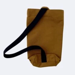 Waxed Cotton Wine Bag