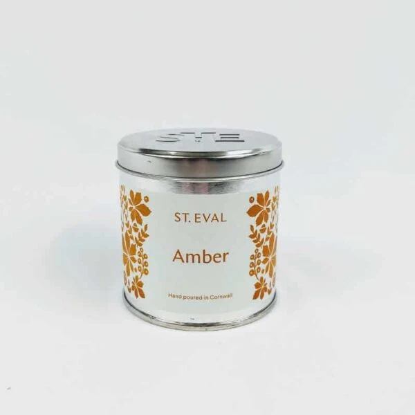 Amber Tin Candle 3 Amber Tin Candle
