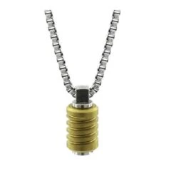Jet Stainless Steel Necklace -Home And Daily Necessities Store Bailey jet necklace matte gold 600x600 1
