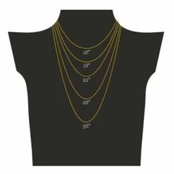 Aero Stainless Steel Necklace -Home And Daily Necessities Store Bailey necklace sizes 600x600 1