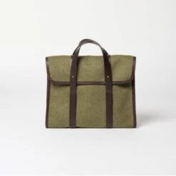 Barrett Flap Briefcase – Khaki
