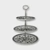 Black Regal Peacock 3 Tier Cake Stand 2 Black Regal Peacock 3 Tier Cake Stand -Home And Daily Necessities Store Black Regal Peacock 3 Tier Cake Stand 800x800 72dpi 600x600 1