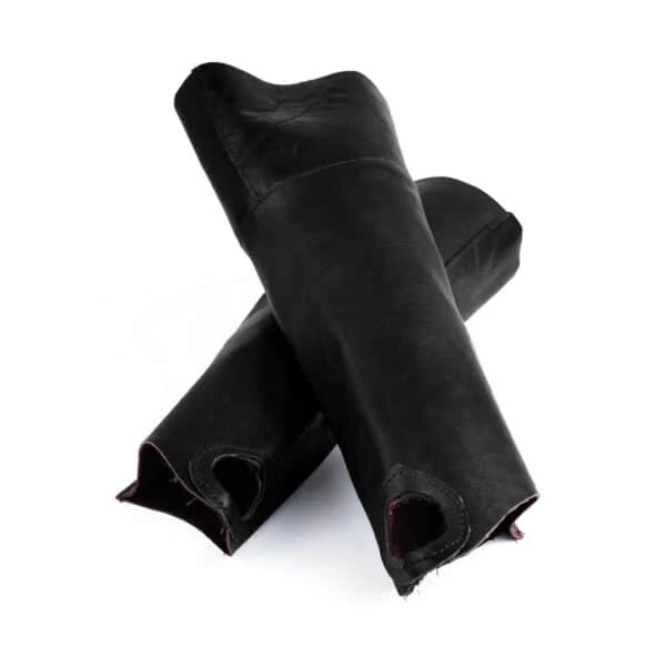 Black Leather Arm Protectors 3 Black Leather Arm Protectors
