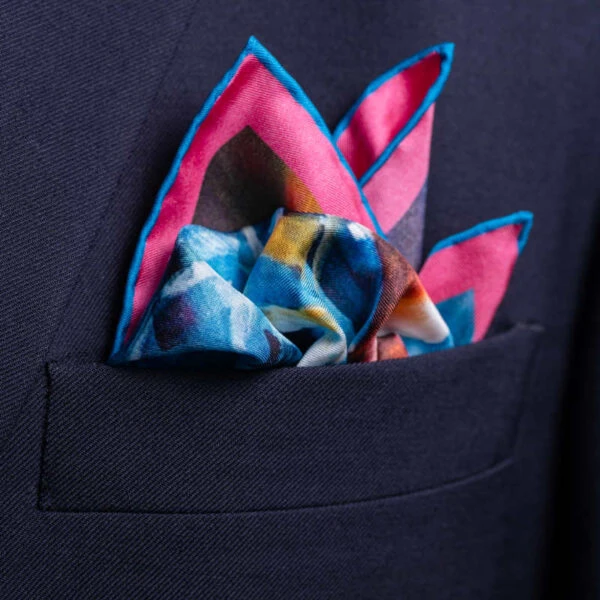 Break Away Silk Pocket Square 4 Break Away Silk Pocket Square - Image 2