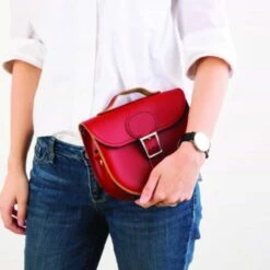 Vintage Red Half-Pint Satchel -Home And Daily Necessities Store Brit Stitch half pint vintage red lifestyle 600x600 1