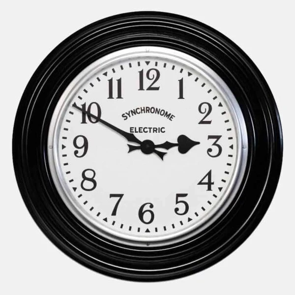 Classic Black Factory Clock Arabic Numerals 3 Classic Black Factory Clock Arabic Numerals