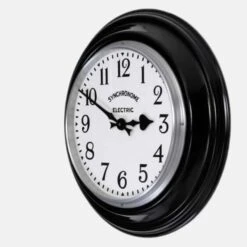 Classic Black Factory Clock Arabic Numerals 7 Classic Black Factory Clock Arabic Numerals -Home And Daily Necessities Store British museum clock arabic numerals silver bevel 800x800 side 600x600 1