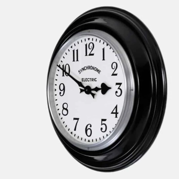 Classic Black Factory Clock Arabic Numerals 5 Classic Black Factory Clock Arabic Numerals - Image 3
