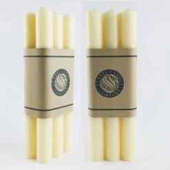 Two Packs Ivory Dinner Candles