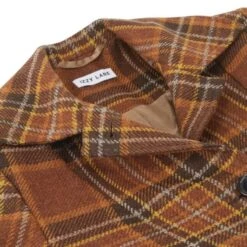 Denholme Coat – Carnaby Tan -Home And Daily Necessities Store DENHOLME COAT CARNABY TAN collar label 600x600 1