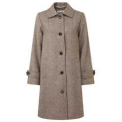 Denholme Coat β Natural Grey