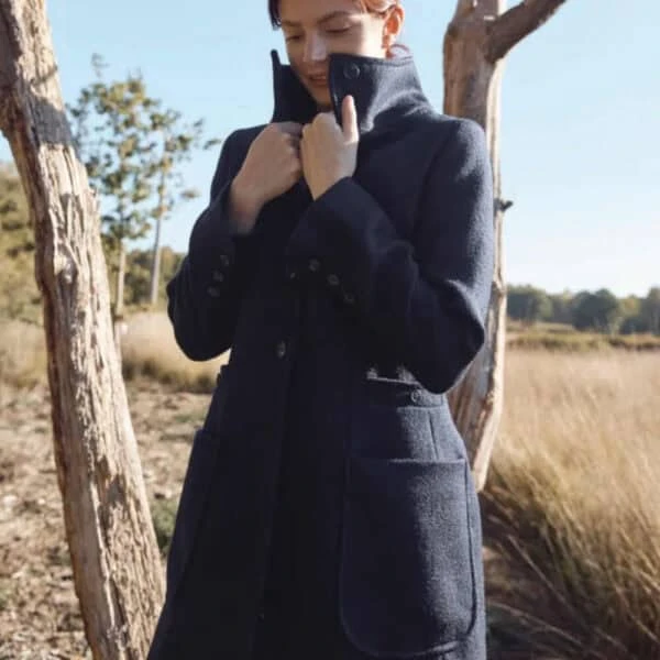 FALKIRK COAT – NAVY 4 FALKIRK COAT – NAVY - Image 2