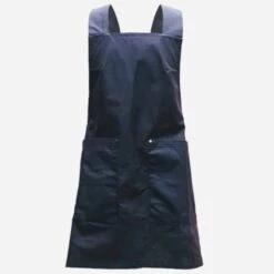 Midnight Waxed Cotton Crossover Apron