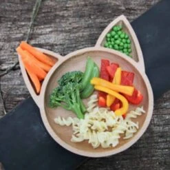 Children’s Fox Plate 9 Children’s Fox Plate -Home And Daily Necessities Store Fox plate with food 600x600 1