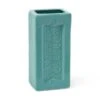 Turquoise Glasgow Brick Vase 2 Turquoise Glasgow Brick Vase -Home And Daily Necessities Store GLASGOWTURQUOISE ANGLE 600x600 1