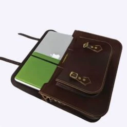 Chestnut Brown Leather Satchel 9 Chestnut Brown Leather Satchel -Home And Daily Necessities Store Garstin open brown 800 x 800 grey background web 600x600 1