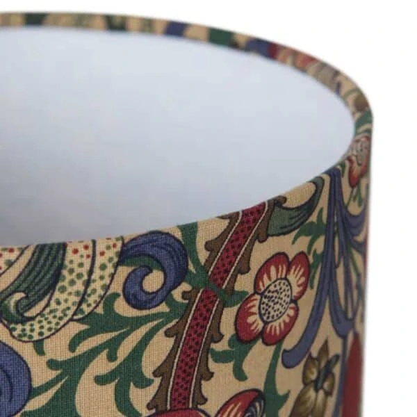 Golden Lily Cotton Lampshade 20cm 5 Golden Lily Cotton Lampshade 20cm - Image 3