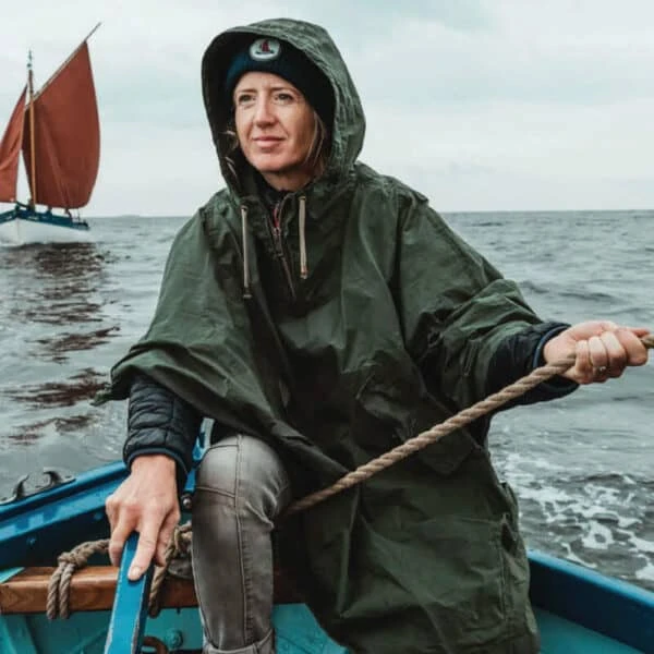 Forest Green Norfolk Sea Cape 4 Forest Green Norfolk Sea Cape - Image 2