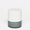 Grey Large Holder And Candle Set 2 Grey Large Holder And Candle Set -Home And Daily Necessities Store Grey large candle and holder set
