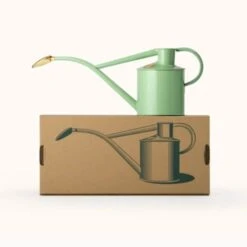 Rowley Ripple Sage Watering Can 12 Rowley Ripple Sage Watering Can -Home And Daily Necessities Store HAWS Rowley Ripple two pint sage on box 800x800 1 600x600 1