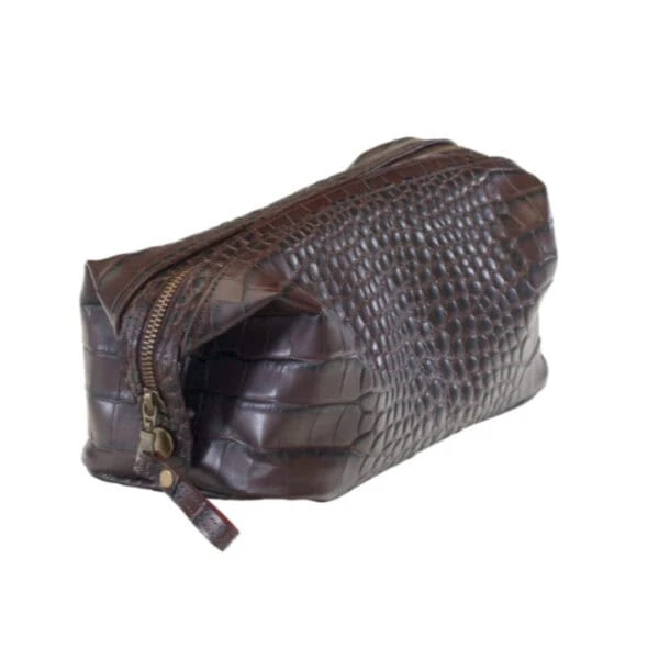 BROWN HORACIO WASH BAG 4 BROWN HORACIO WASH BAG - Image 2