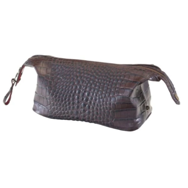 BROWN HORACIO WASH BAG 3 BROWN HORACIO WASH BAG