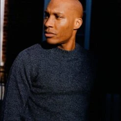 Denim Blue Dean Lambswool Crew Neck Jumper 8 Denim Blue Dean Lambswool Crew Neck Jumper -Home And Daily Necessities Store Mallochs dean denim lifestyle close 600x600 1