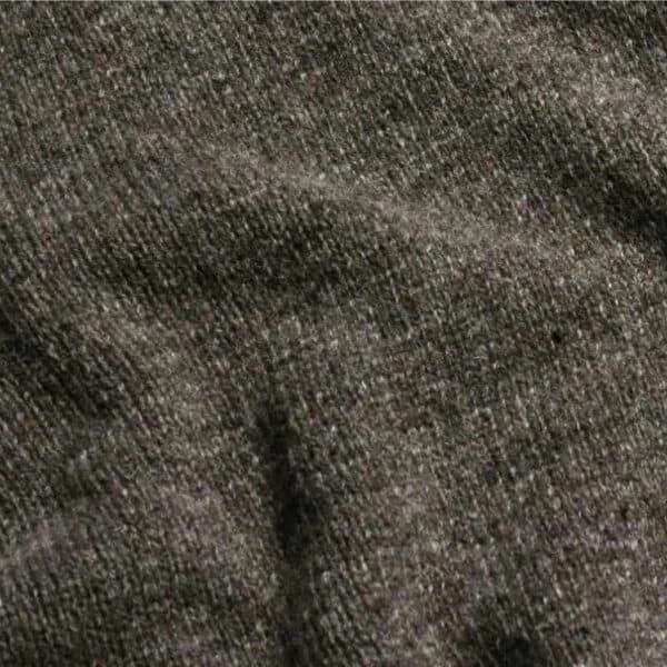 Oyster Wreay Shetland Wool Crew Neck 5 Oyster Wreay Shetland Wool Crew Neck - Image 3