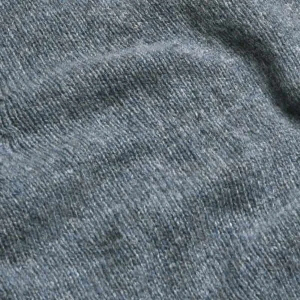 Pale Blue Wreay Shetland Wool Crew Neck 5 Pale Blue Wreay Shetland Wool Crew Neck - Image 3