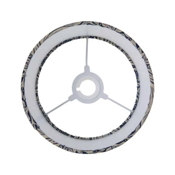 Marigold Indigo Cotton Lampshade 20cm 6 Marigold Indigo Cotton Lampshade 20cm - Image 4