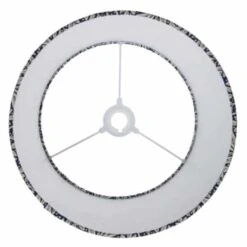 Marigold Indigo Cotton Lampshade 30cm -Home And Daily Necessities Store Marigold indigo lampshade large 800x800 inside 600x600 1