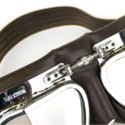 MK49 Compact Goggles – Chrome And Brown 8 MK49 Compact Goggles – Chrome And Brown -Home And Daily Necessities Store Mk49 chrome and brown goggles close up 600x600 1