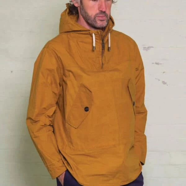 Mustard Hooded Smock 5 Mustard Hooded Smock - Image 3