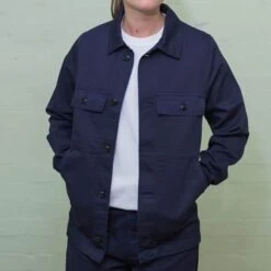 Navy Drivers Jacket -Home And Daily Necessities Store Navy Drivers jacket man 600x600 1