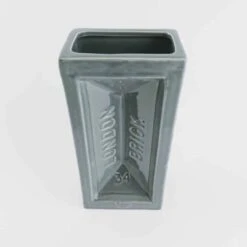 Grey London Brick Vase