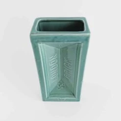 Turquoise London Brick Vase