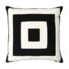 Nola Linen Cushion – Black 2 Nola Linen Cushion – Black -Home And Daily Necessities Store Nola cushion black front 600x600 1