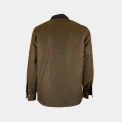 Men’s Alum Waxed Shirt – Caramel 7 Men’s Alum Waxed Shirt – Caramel -Home And Daily Necessities Store OB Alum shirt Caramel back 600x600 1