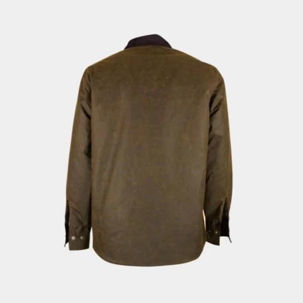 Men’s Alum Waxed Shirt – Caramel 4 Men’s Alum Waxed Shirt – Caramel - Image 2