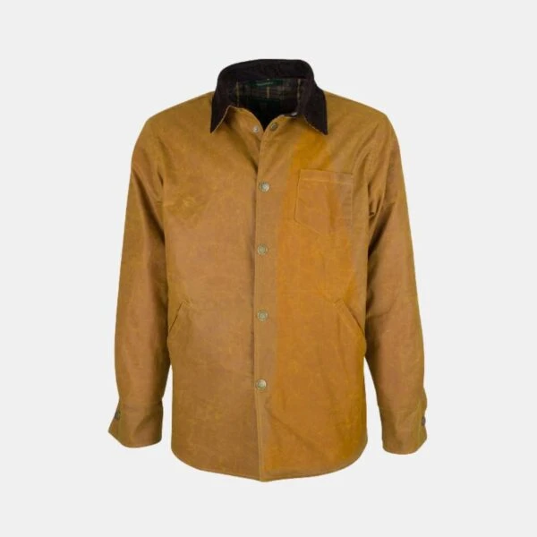 Men’s Alum Waxed Shirt – Gold 3 Men’s Alum Waxed Shirt – Gold