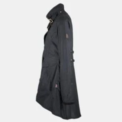 Women’s Olivia Waxed Jacket – Black -Home And Daily Necessities Store OB Chelsea waxed jacket black side clipped rev 1 600x600 1