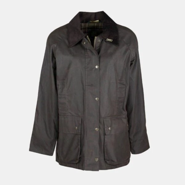 Women’s Country Girl Wax Jacket – Brown 3 Women’s Country Girl Wax Jacket – Brown